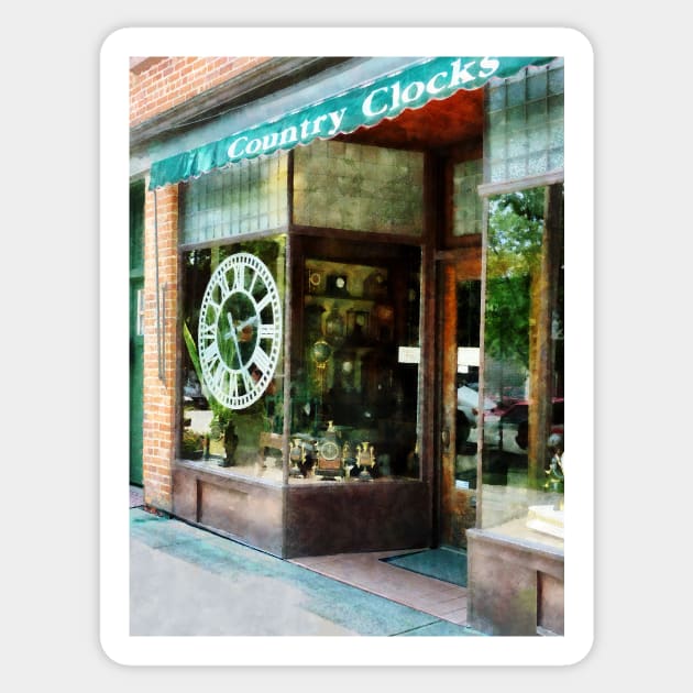 Cold Springs NY - Clock Shop Sticker by SusanSavad